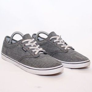 Vans Atwood Round Toe Canvas Gray Low Top women Sneaker Size 6.5 Shoes